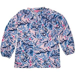 Simply Southern Peasant Style Blouse Size Large